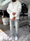 Scuba Structured Mesh Jacket - White