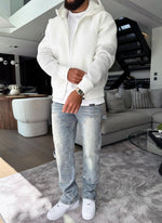 Scuba Structured Mesh Jacket - White