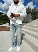 Scuba Structured Mesh Jacket - White