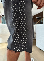 Vintage VVS Denim Shorts - Black