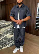 Structured Selvedge Denim Shirt - Indigo