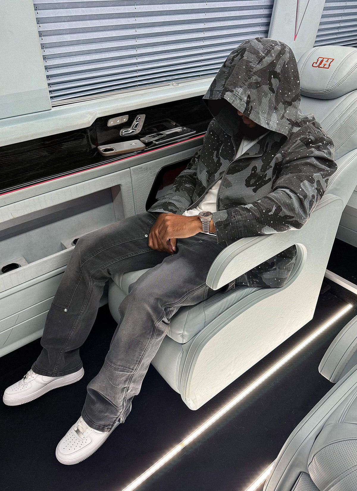 Vintage Flooded VVS Jacket - Black Camo