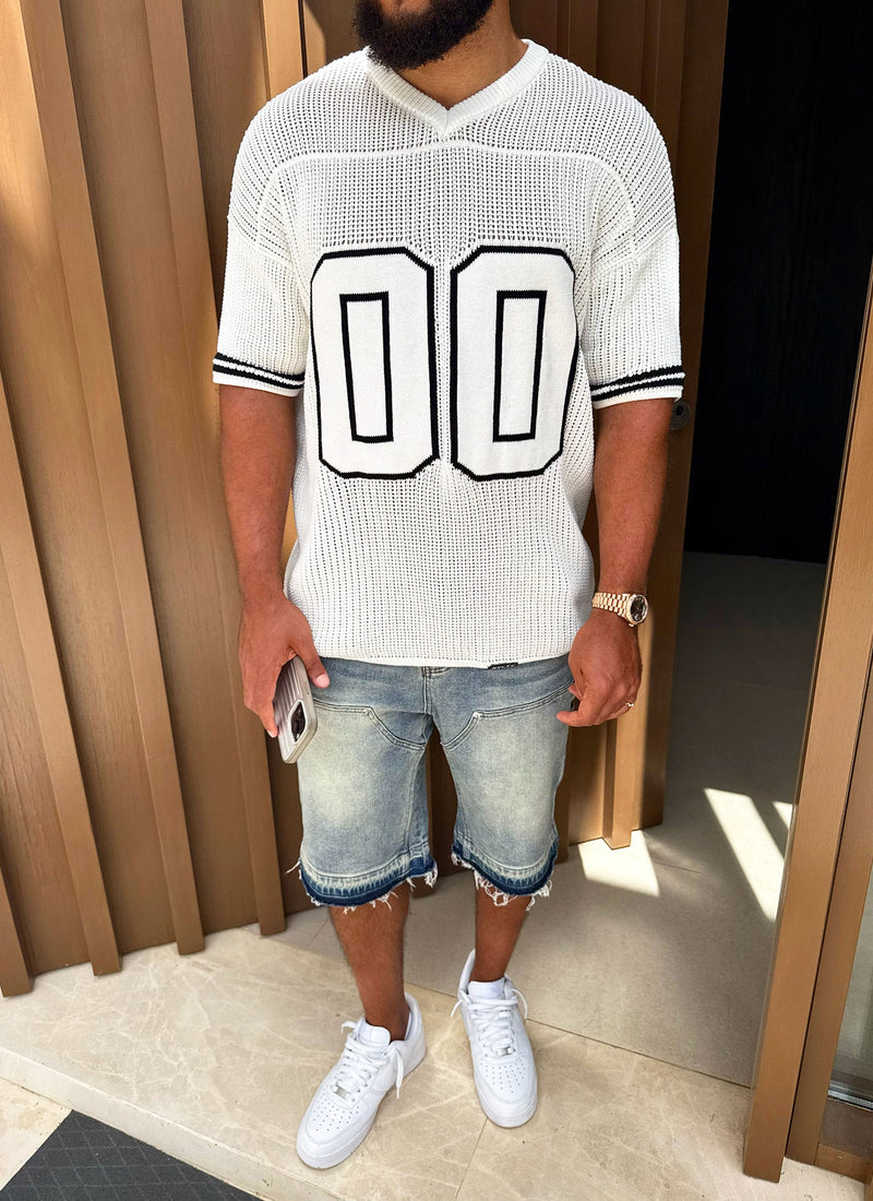 Knitted Members Jersey - Ivory