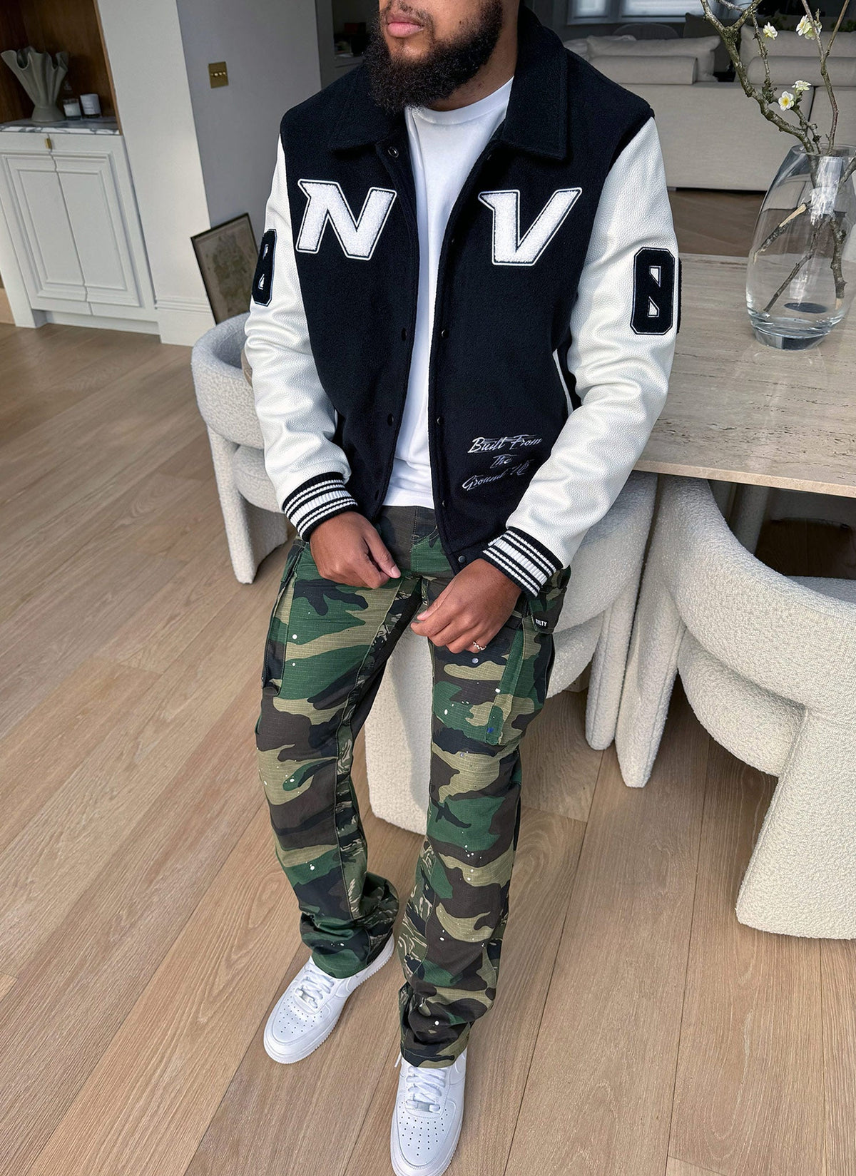 All Star Varsity Jacket - Black