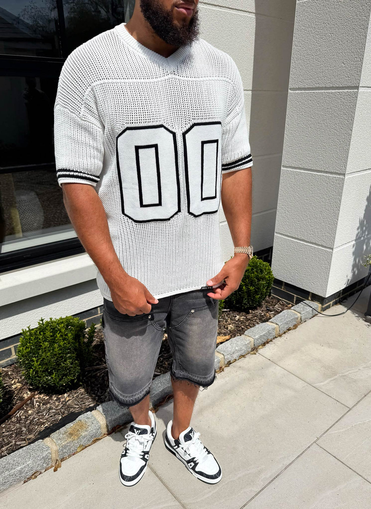 Knitted Members Jersey - Ivory