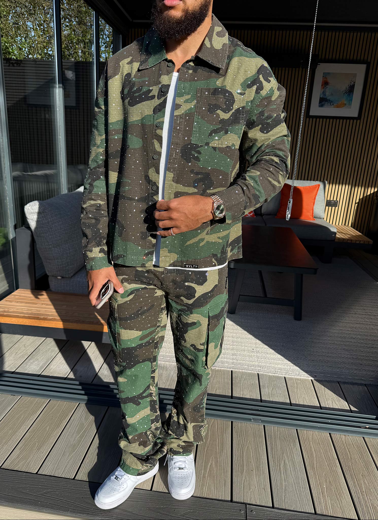 Vintage Flare VVS Cargos - Camo