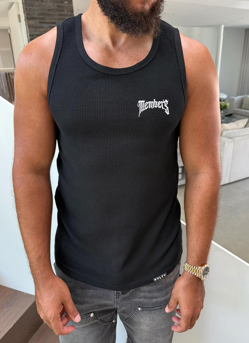 Members Arc Vest - Black