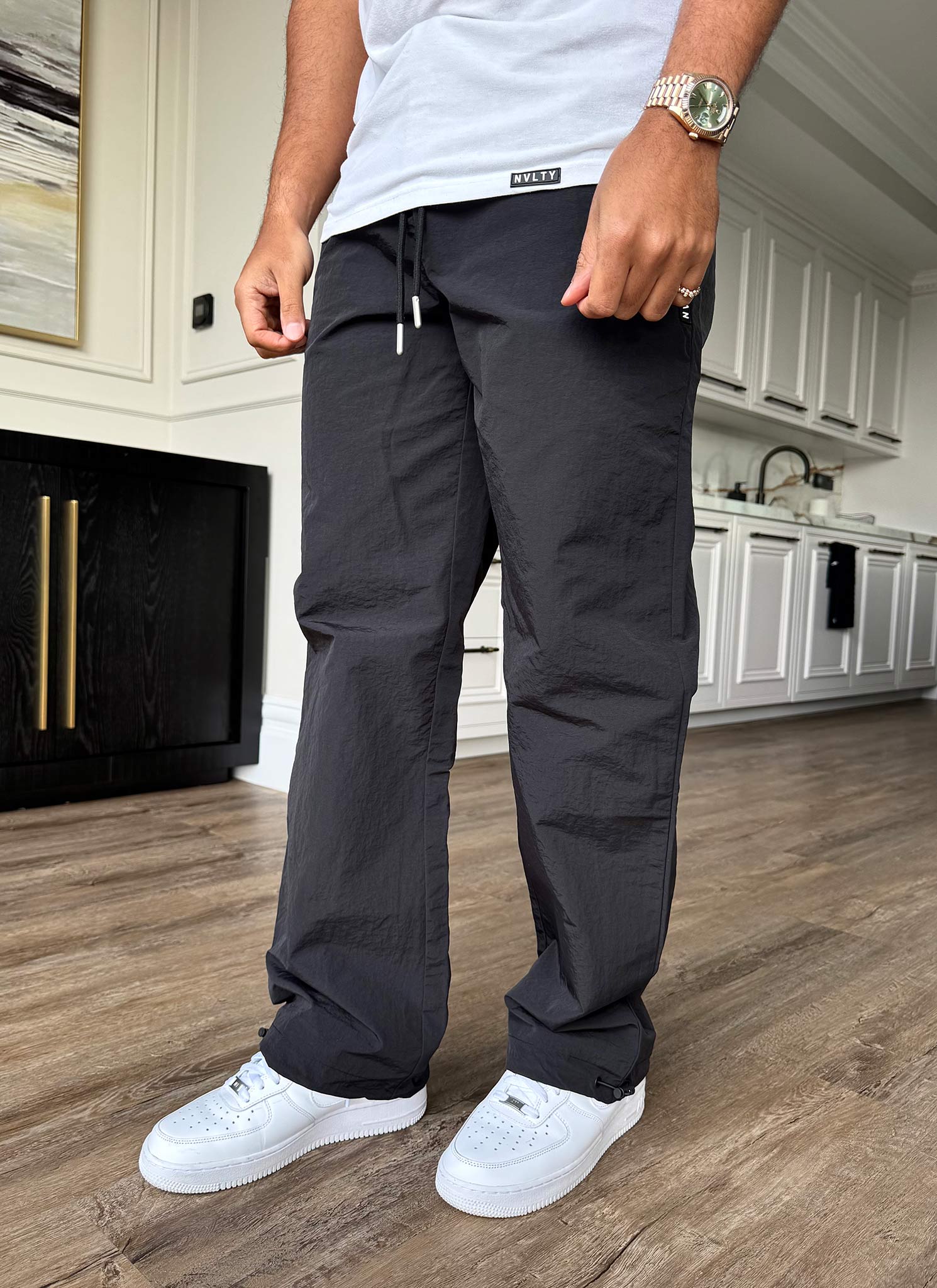 Heavyweight Luxe Track Pants - Black
