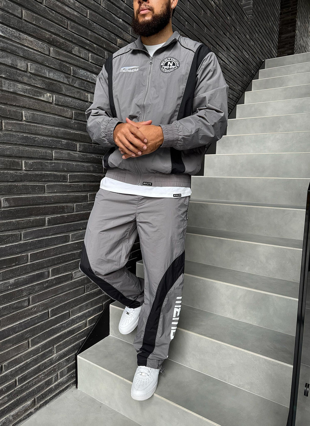 Members Track Pants - Grey