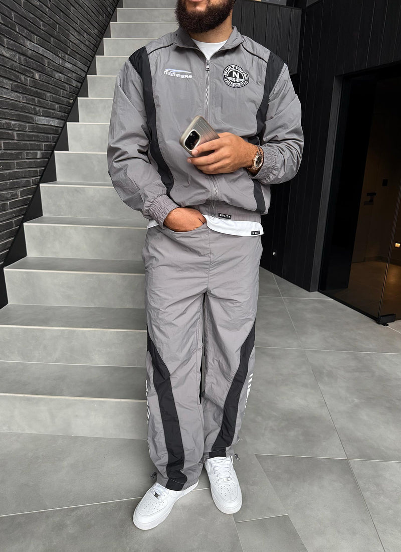 Members Track Jacket - Grey