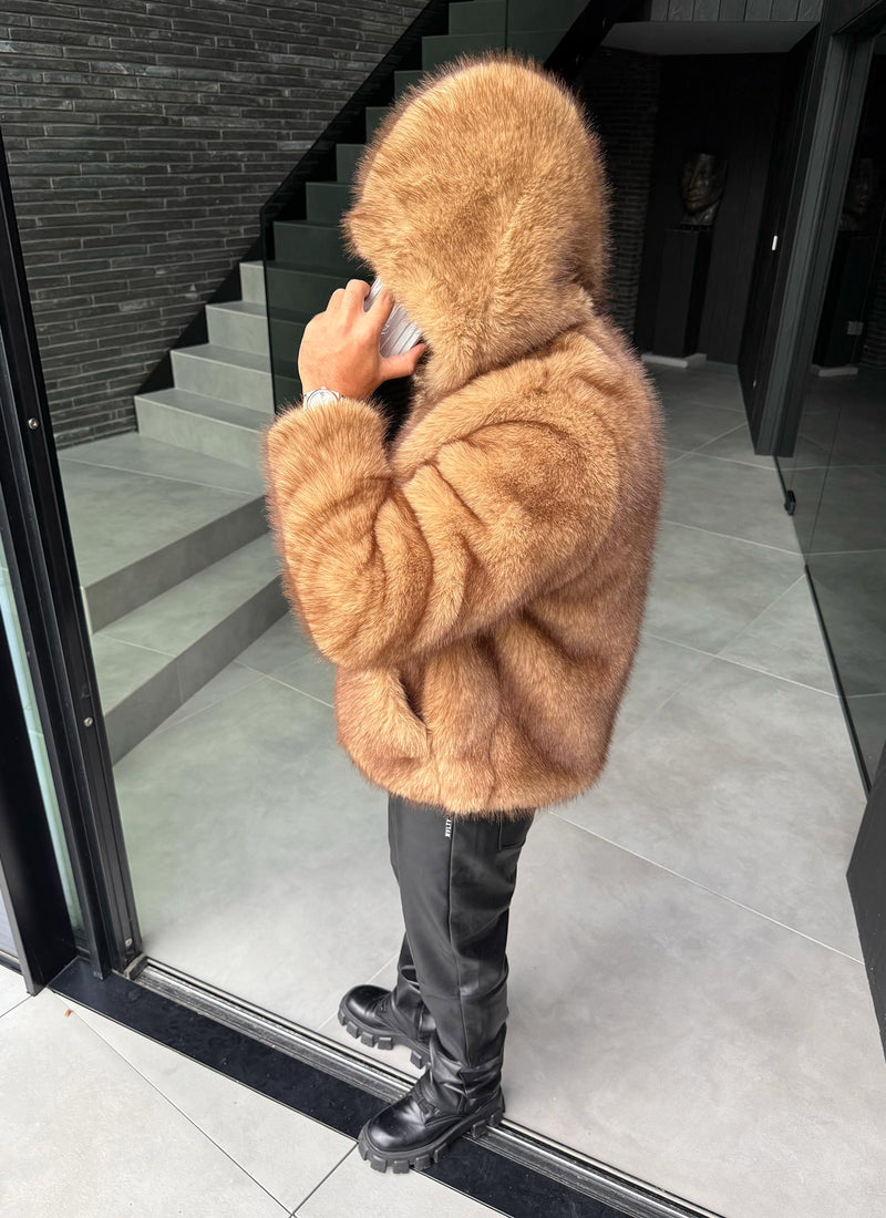 Fur Jacket - Brown