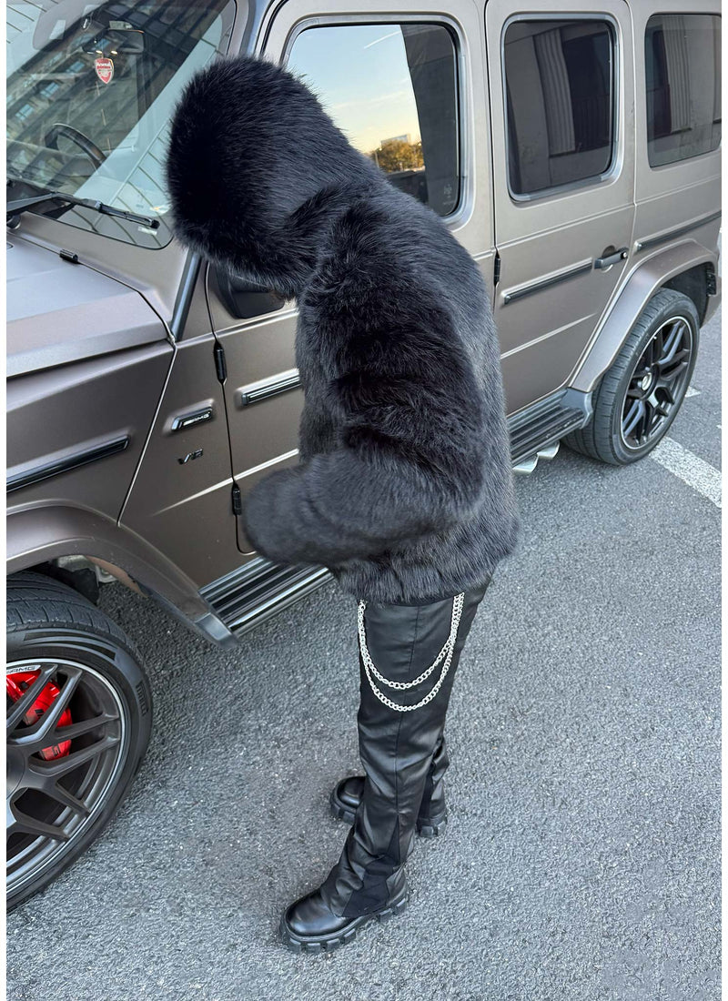 Fur Jacket - Black