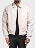 Interlock Aviator Jacket - Ivory