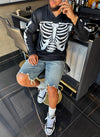 Vintage Skeleton Jersey - Black