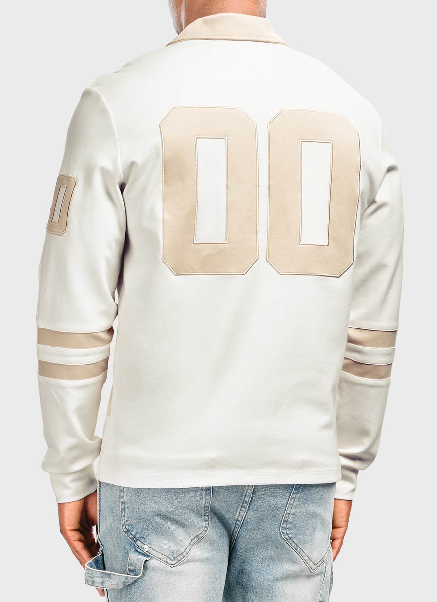 Members Royal Rugby Shirt - Ivory
