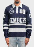 Members Royal Rugby Shirt - Navy