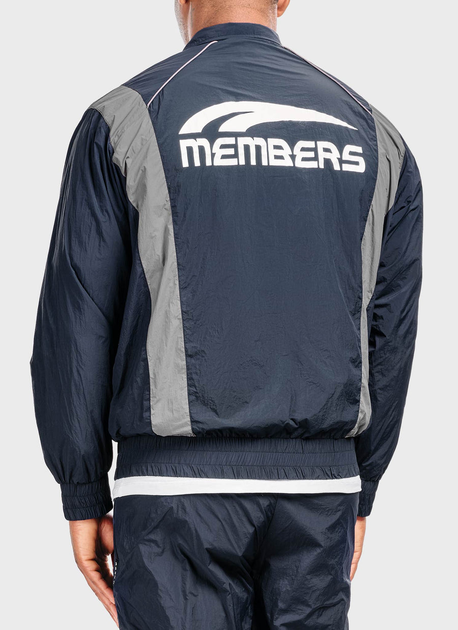 Members Track Jacket - Navy