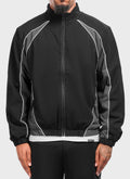 Athletic Track Jacket - Black
