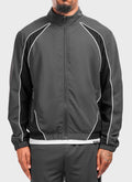 Athletic Track Jacket - Grey