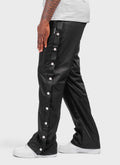 Nylon Snapper Track Pants - Black