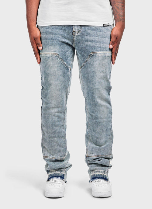 Vintage Flare Carpenter Jeans - Blue