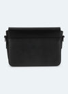 Leather Crossbody Bag - Black