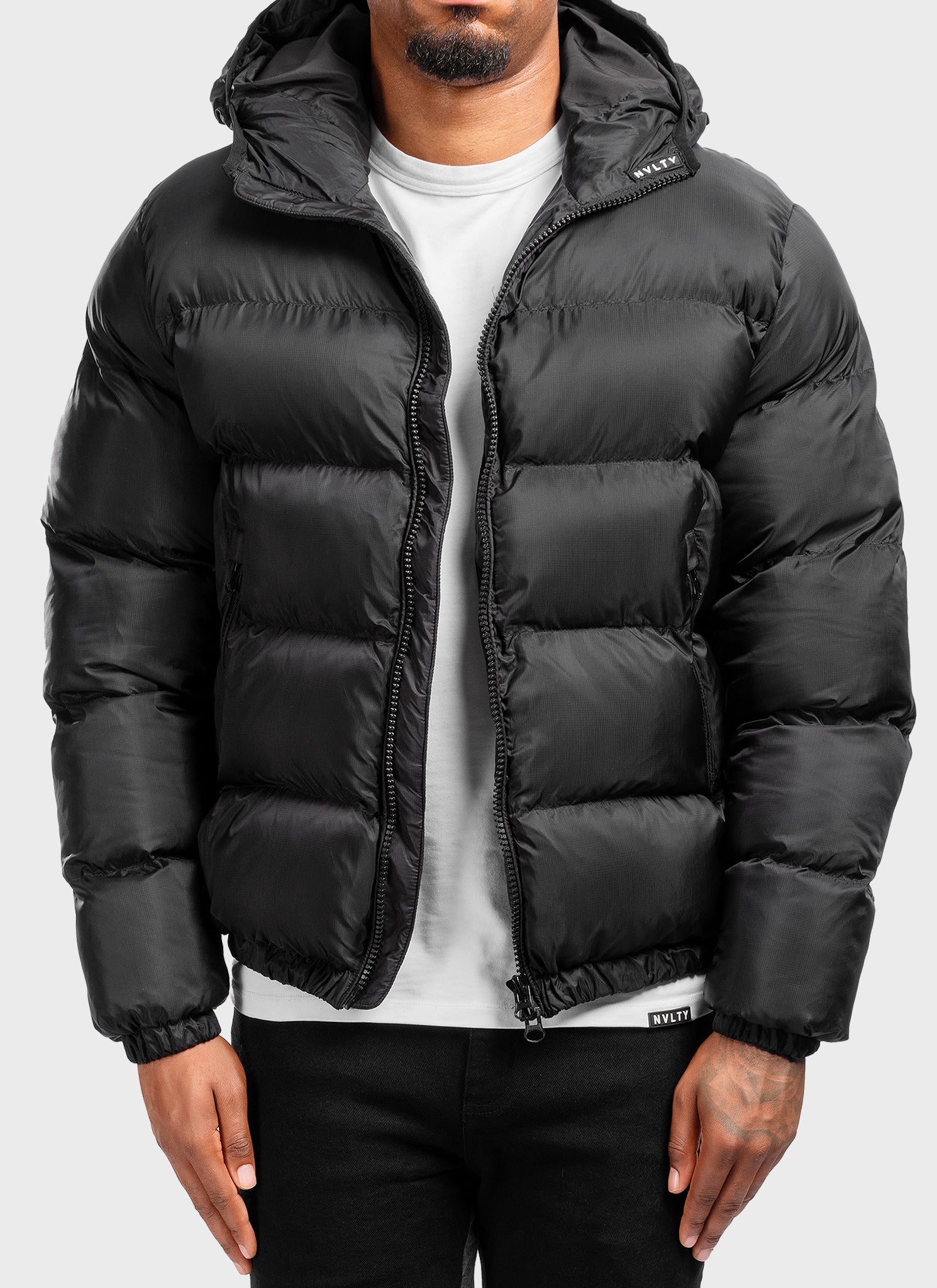 Luxe Puffer Jacket - Black
