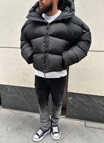 Vintage Puffer Jacket - Black