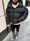 Vintage Puffer Jacket - Black