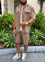 Vintage Cargo Shorts - Mocha