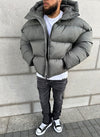 Vintage Puffer Jacket - Grey