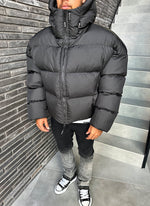 Vintage Puffer Jacket - Black