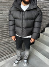 Vintage Puffer Jacket - Black