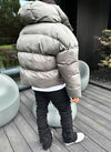 Vintage Puffer Jacket - Grey