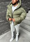 Vintage Puffer Jacket - Khaki