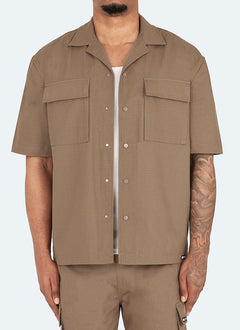 Vintage Cargo Shirt - Mocha