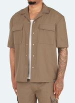 Vintage Cargo Shirt - Mocha