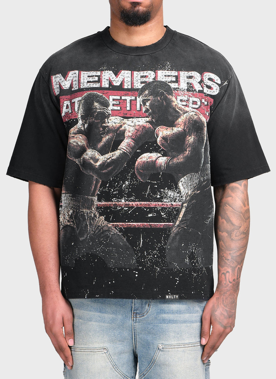Members Athletic Dept T-Shirt - Black