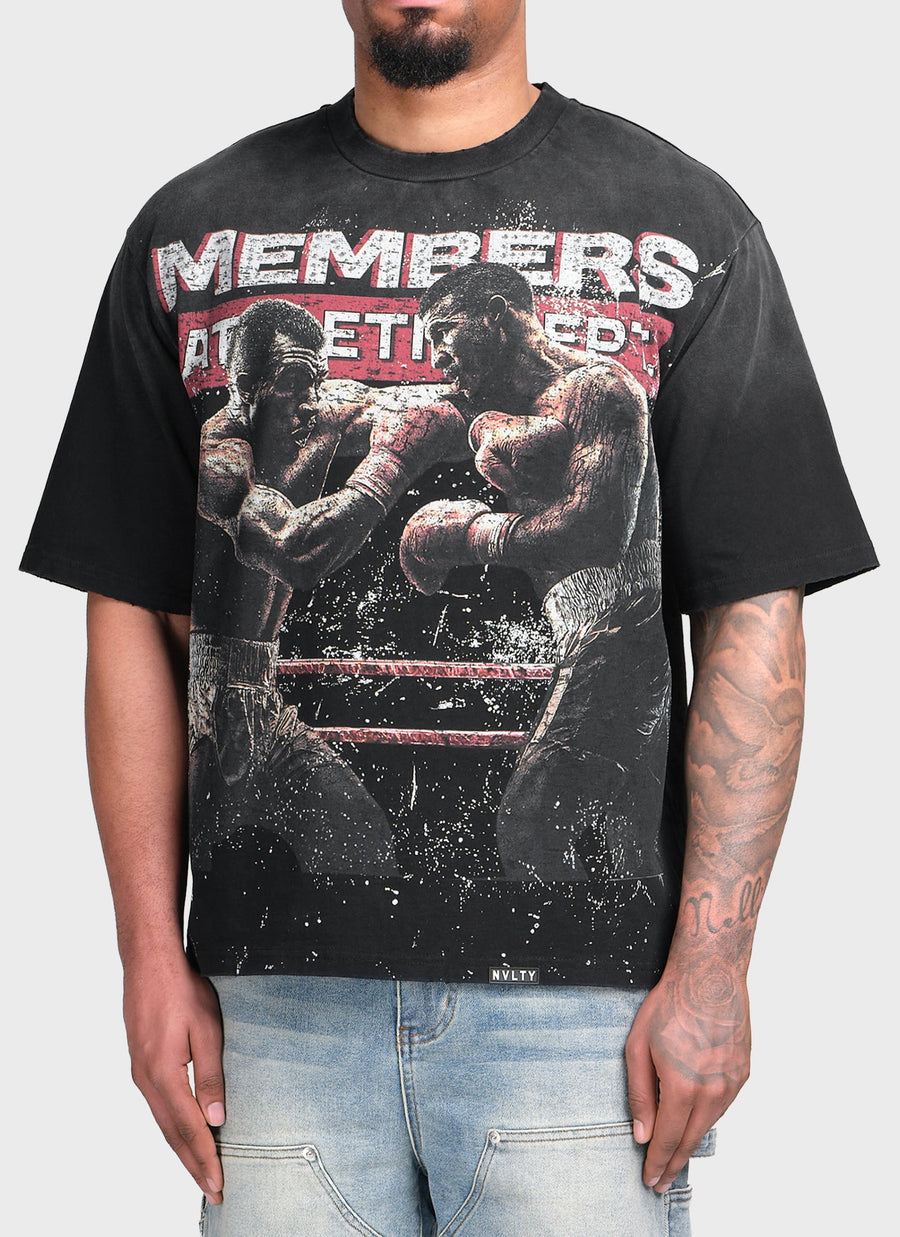 Members Athletic Dept T-Shirt - Black