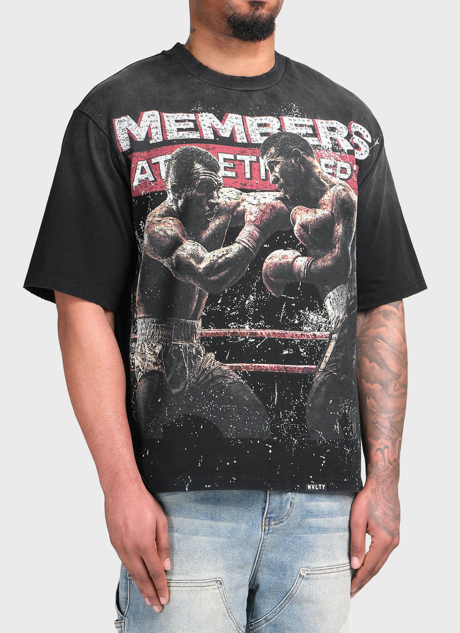 Members Athletic Dept T-Shirt - Black