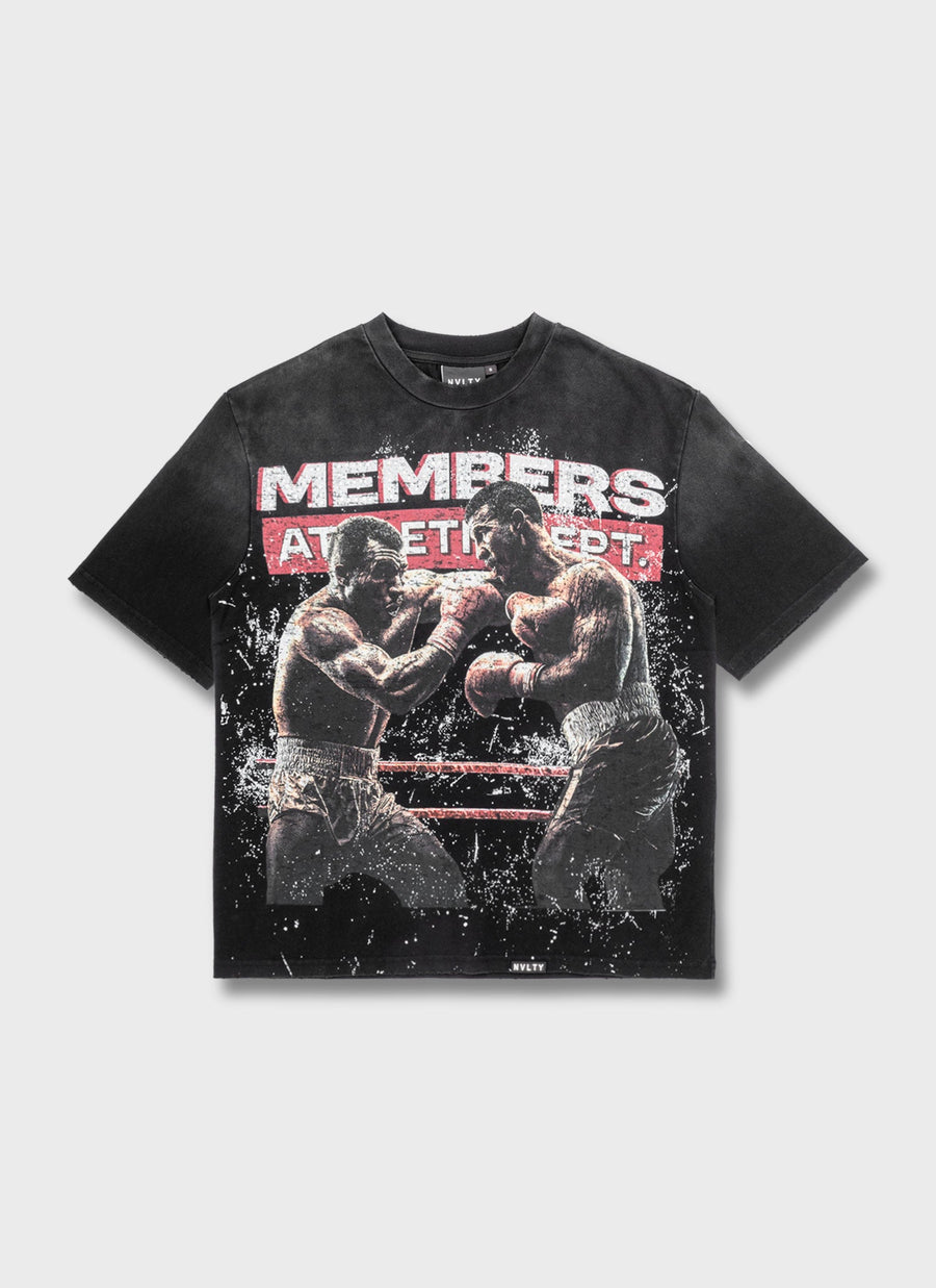 Members Athletic Dept T-Shirt - Black
