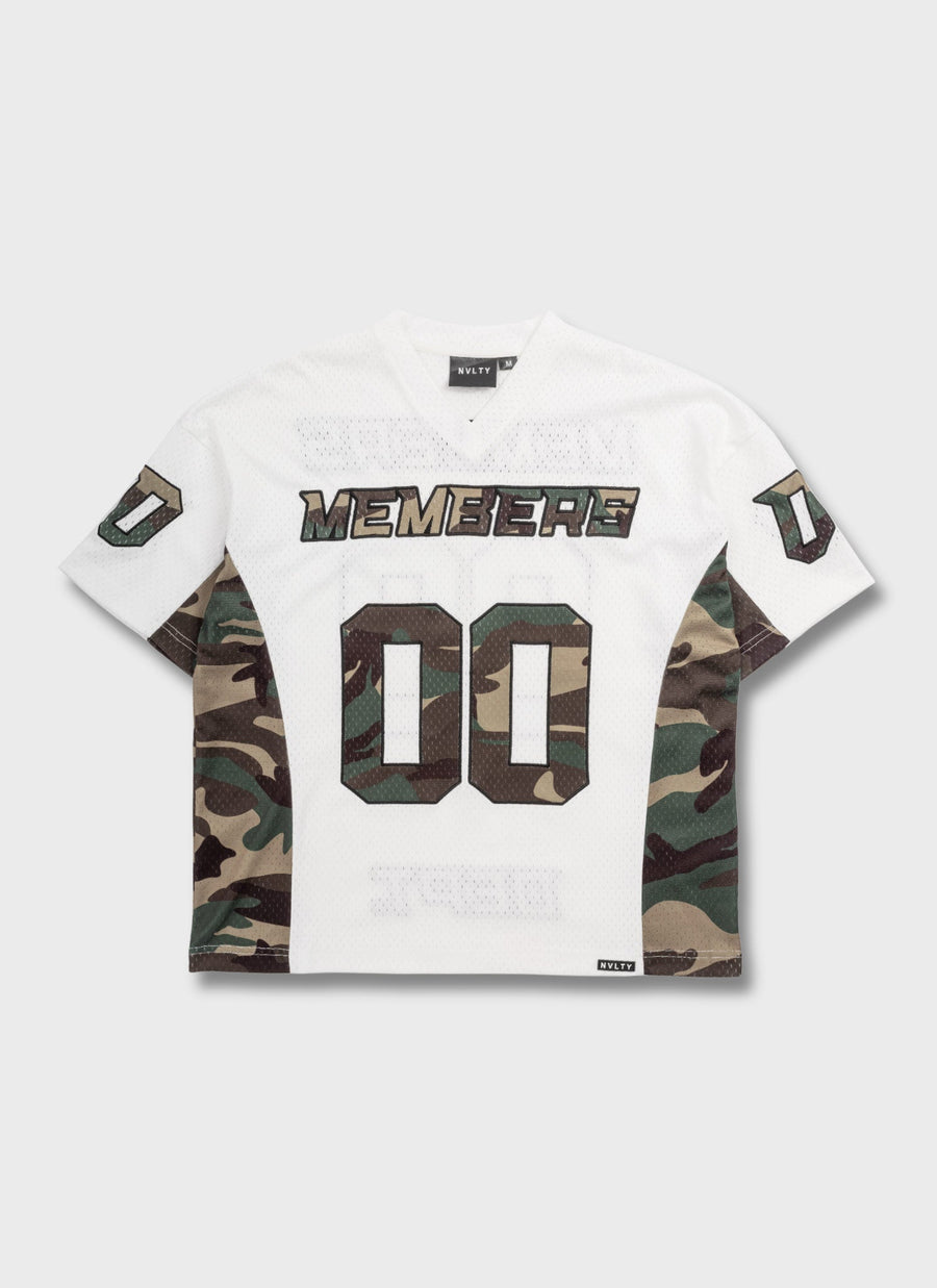 Members Camo Jersey - White