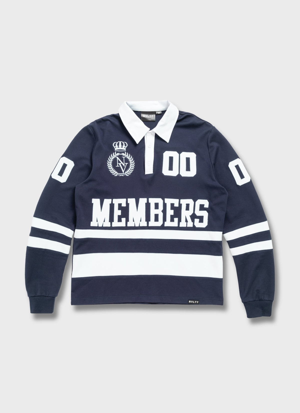 Members Royal Rugby Shirt - Navy