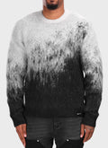 Mohair Gradient Sweater - Black