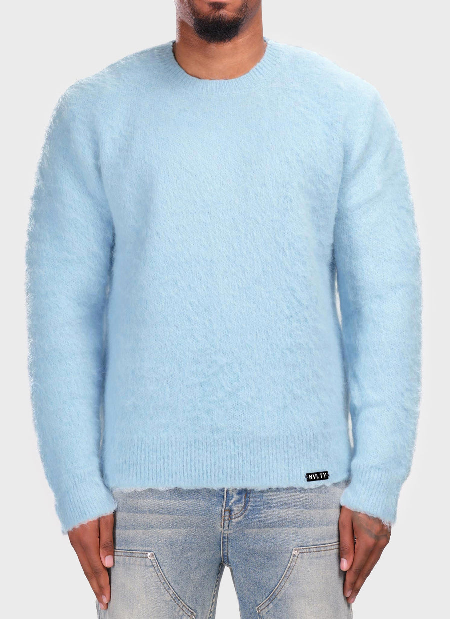 Mohair Sweater - Baby Blue