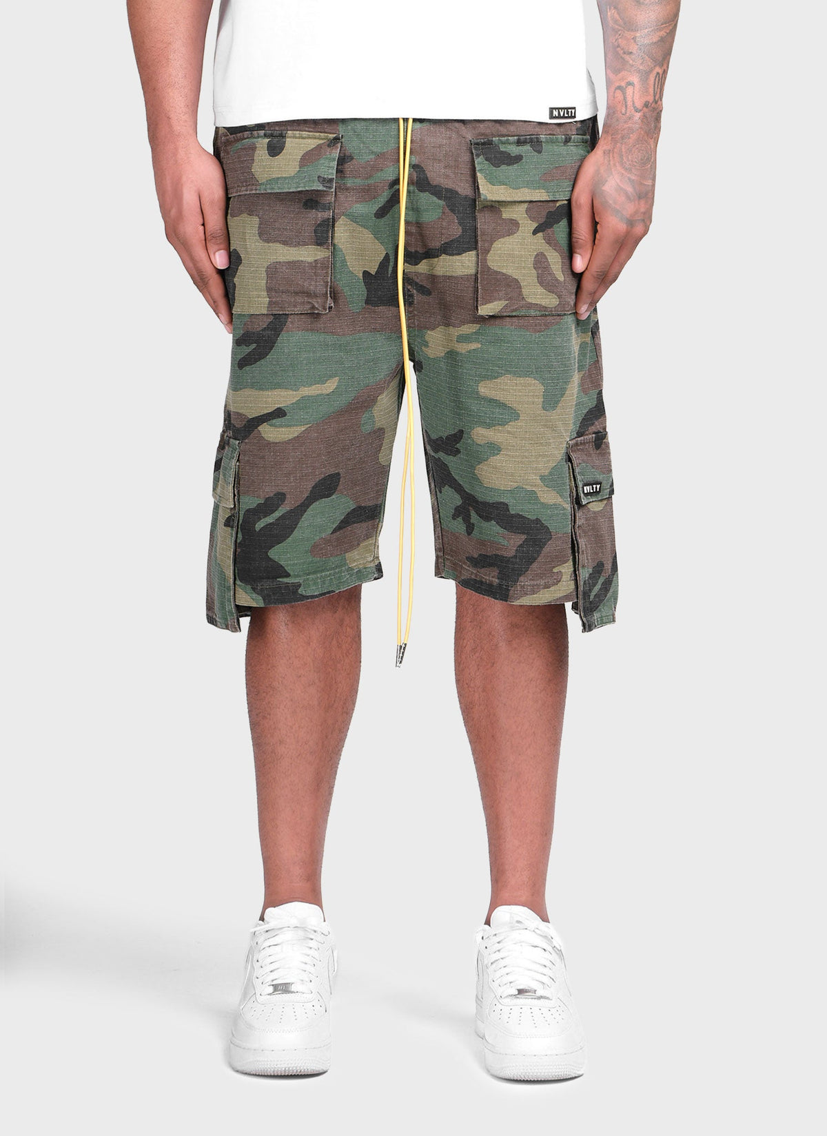 Vintage 4 Pocket Cargo Shorts - Camo