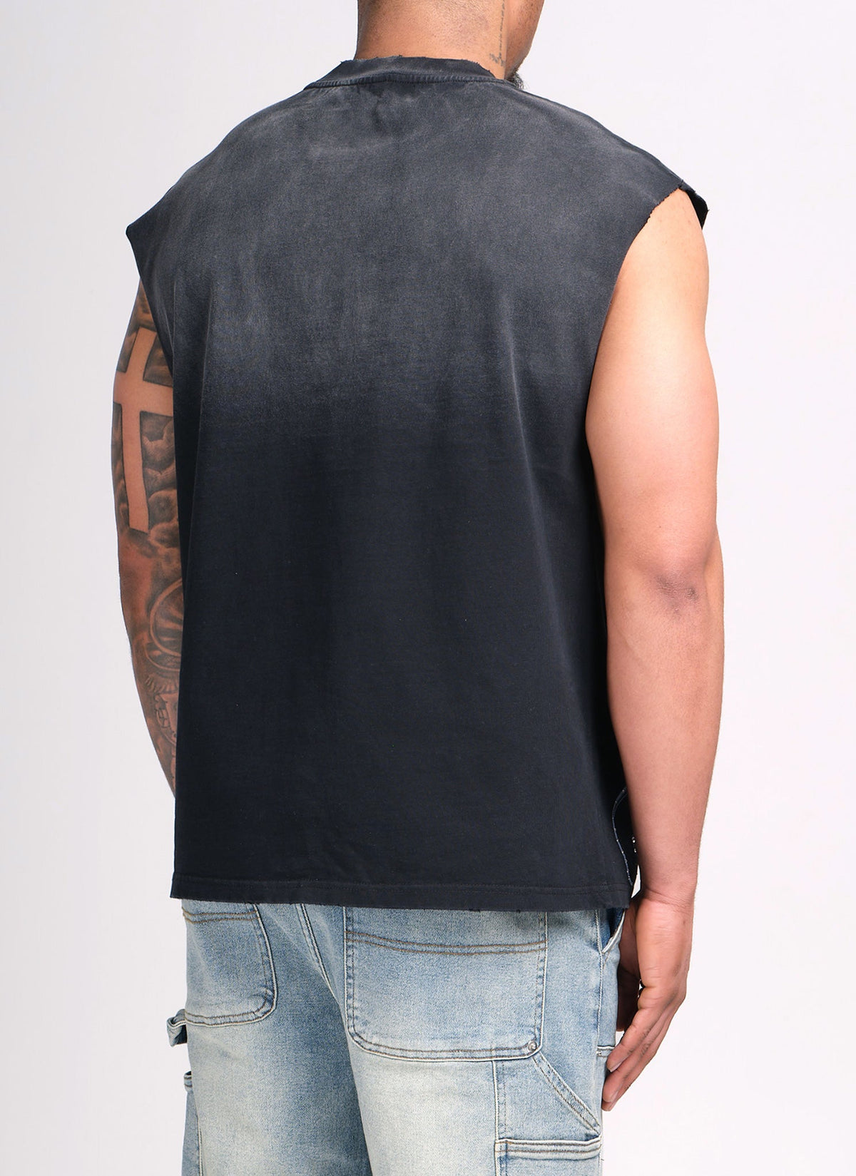 Members Athletic Dept Sleeveless T-Shirt - Black