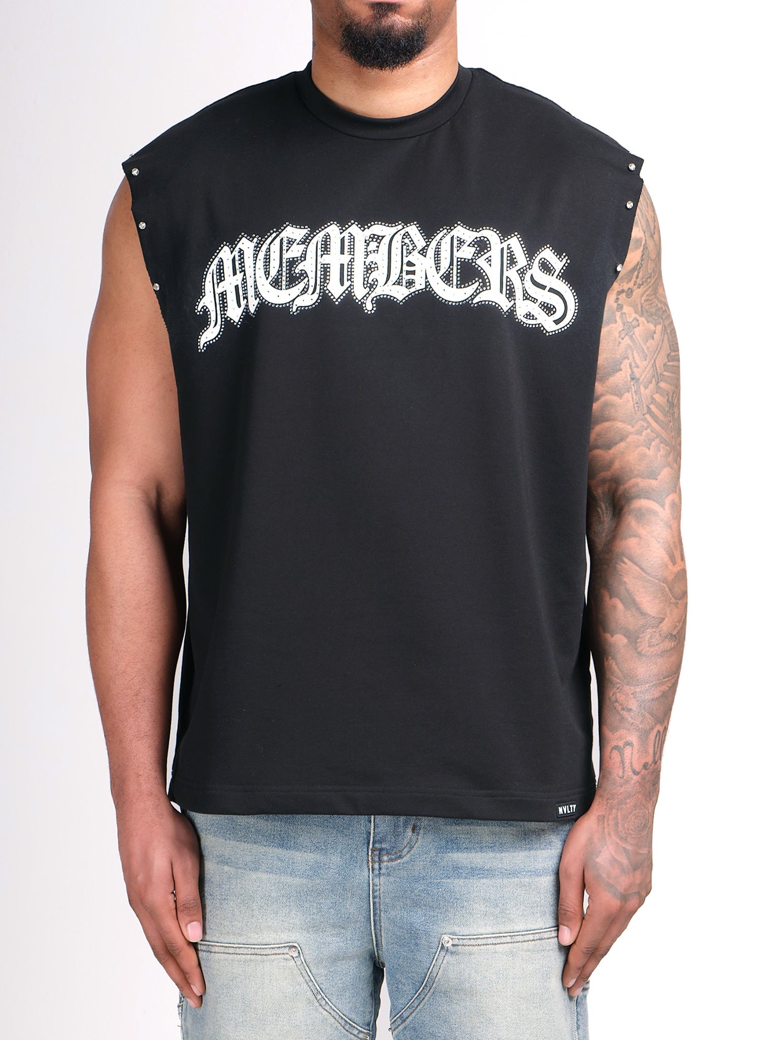 Members Built VVS Sleeveless T-Shirt - Black