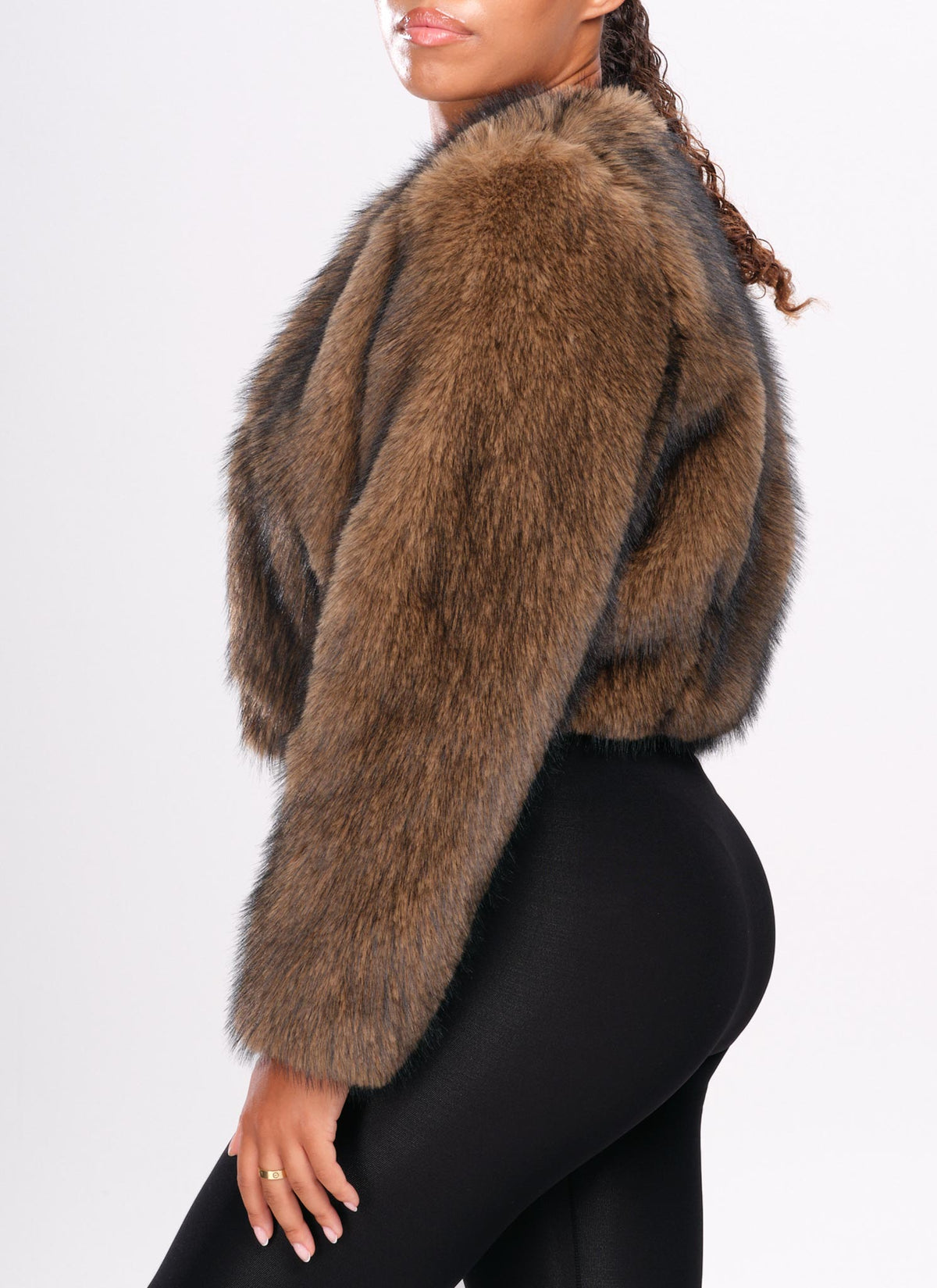 Fur Jacket - Brown