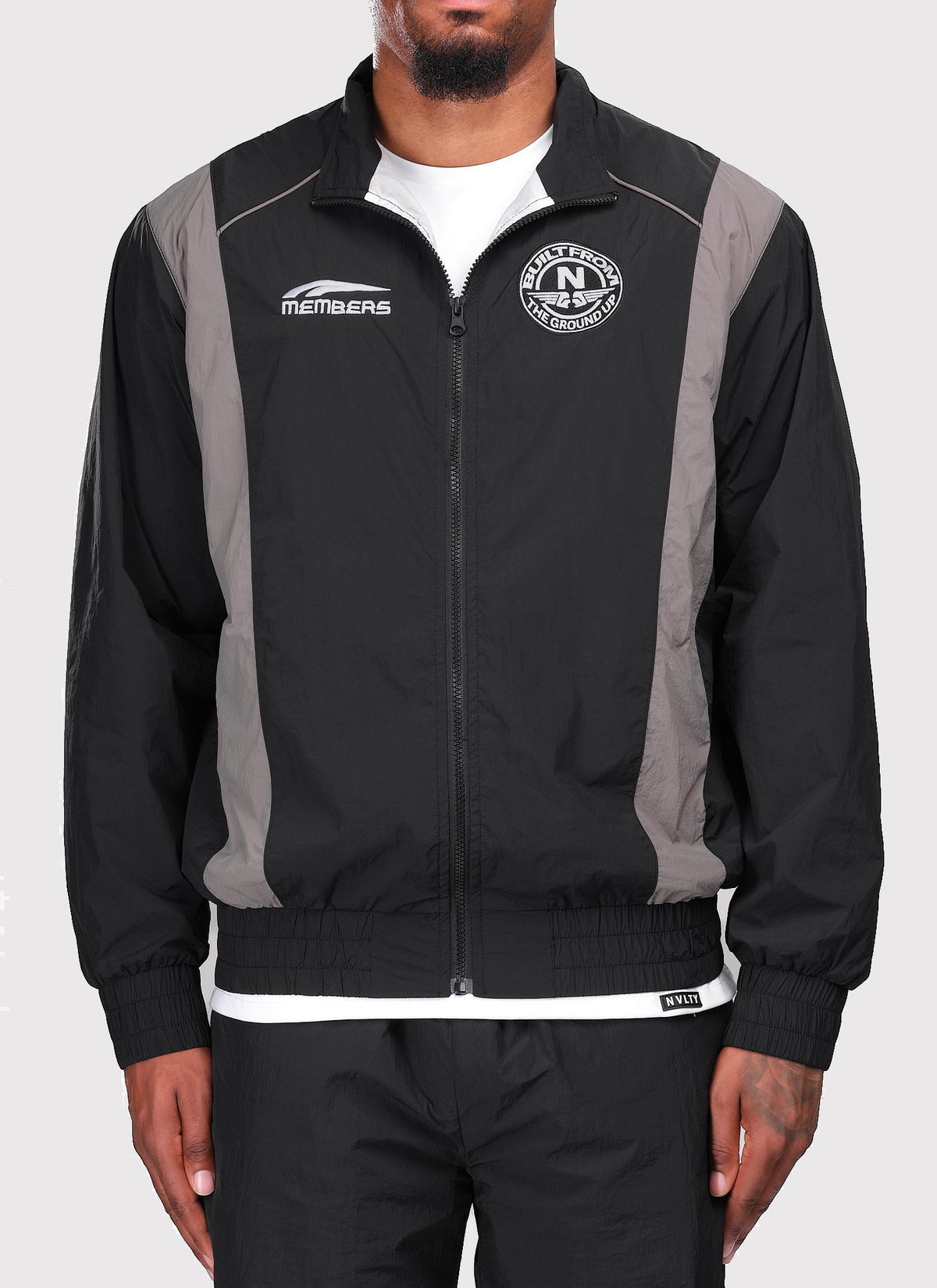 Members Track Jacket - Black